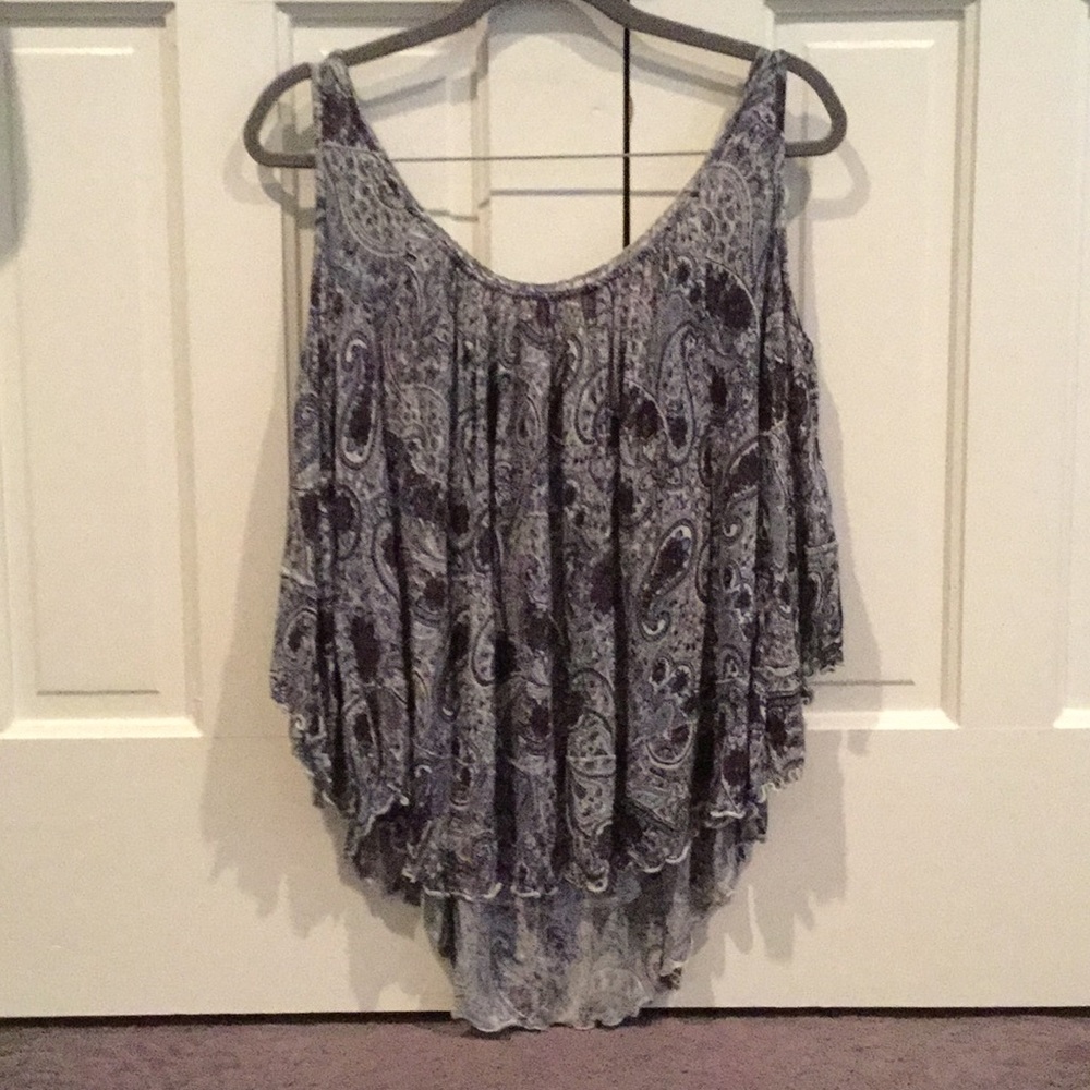 Free People Cold Shoulder Top